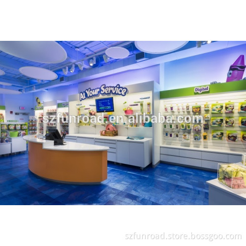 High quality customized store reception table design checkout counter